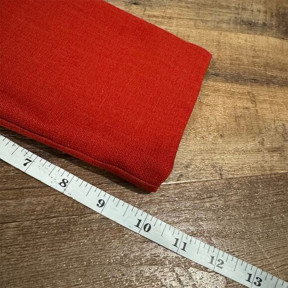 Handmade Red Blazer Jacket 3/4 Sleeve Stylish Button Detail Western 36" Bust - Picture 7 of 7